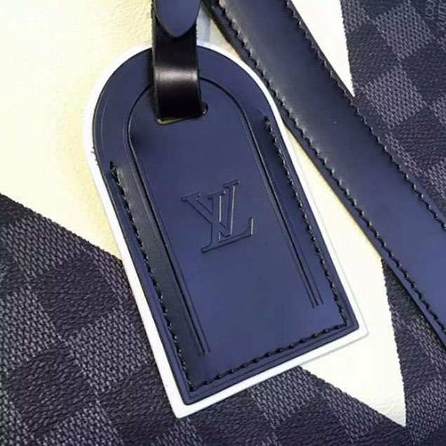 Сумка Louis Vuitton N41617 Keepall Bandouliere 45 Duffel Bag Damier Cobalt Canvas "Navy Blue" фото № 8