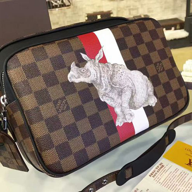 Сумка Louis Vuitton N42704 Nil PM Messenger Bag Damier Ebene Canvas "Brown" фото № 5