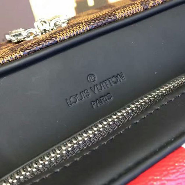 Сумка Louis Vuitton N42704 Nil PM Messenger Bag Damier Ebene Canvas "Brown" фото № 7