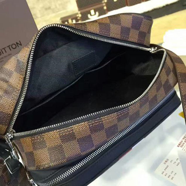 Сумка Louis Vuitton N42704 Nil PM Messenger Bag Damier Ebene Canvas "Brown" фото № 9