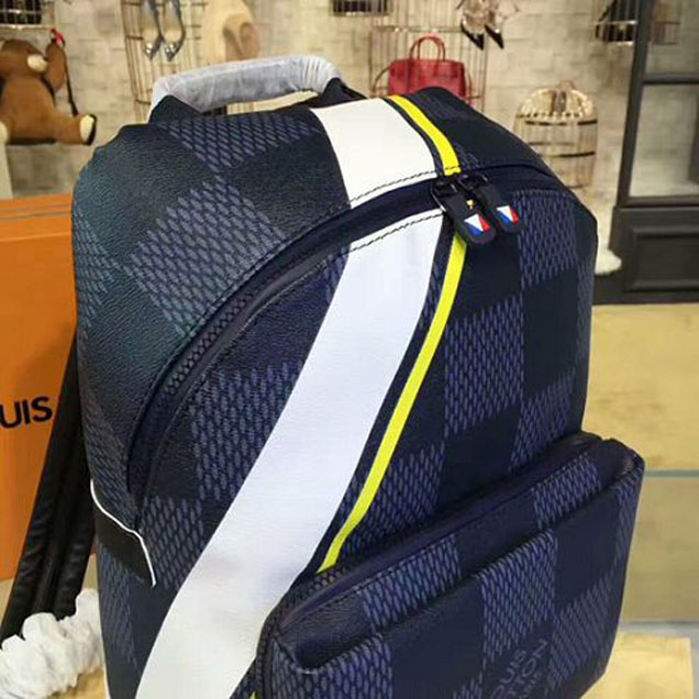 Рюкзак Louis Vuitton N44005 Apollo Backpack Damier Cobalt Canvas "Navy Blue" фото № 6