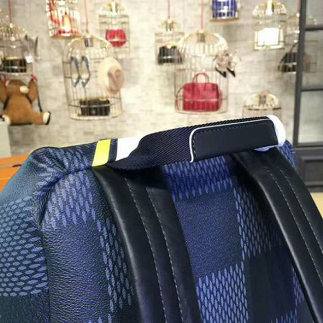 Рюкзак Louis Vuitton N44005 Apollo Backpack Damier Cobalt Canvas "Navy Blue" фото № 8