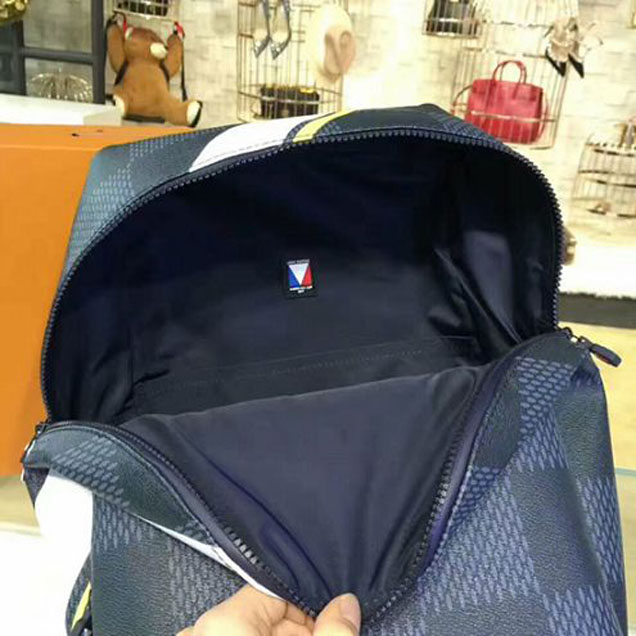 Рюкзак Louis Vuitton N44005 Apollo Backpack Damier Cobalt Canvas "Navy Blue" фото № 9