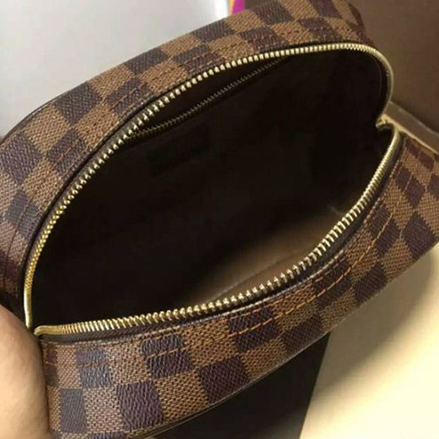 Косметичка Louis Vuitton N47624 Toiletry Bag 25 Damier Ebene Canvas "Brown" фото № 5