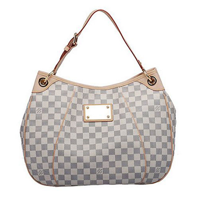 Сумка Louis Vuitton N55215 Galliera PM Hobo Bag Damier Azur Canvas "White" фото № 2