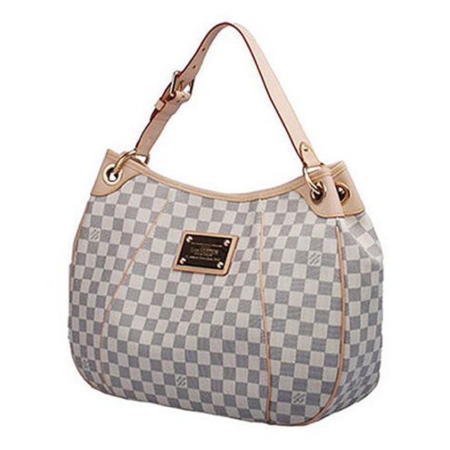 Сумка Louis Vuitton N55215 Galliera PM Hobo Bag Damier Azur Canvas "White" фото № 3