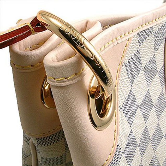 Сумка Louis Vuitton N55215 Galliera PM Hobo Bag Damier Azur Canvas "White" фото № 7