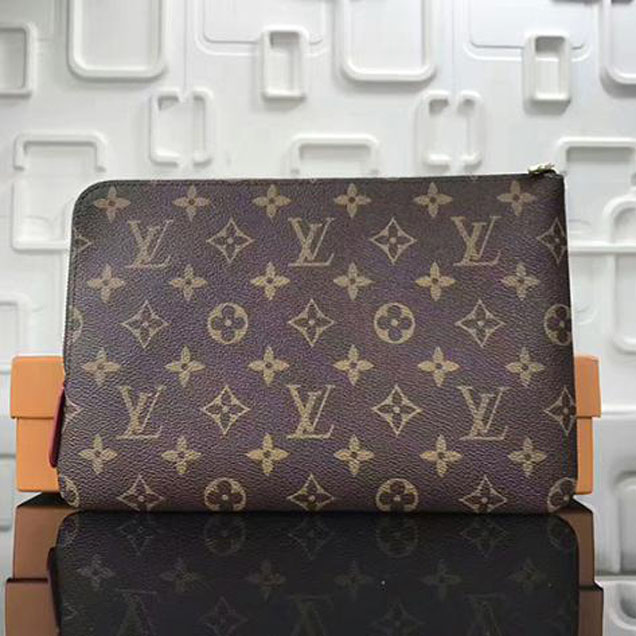 Клатч Louis Vuitton Etui Voyage PM M44148 Monogram Canvas "Brown" фото № 3