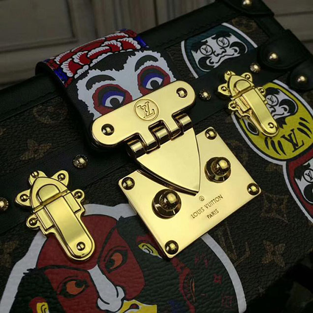 Сумка Louis Vuitton Petite Malle M43544 Monogram Canvas "Brown" фото № 6