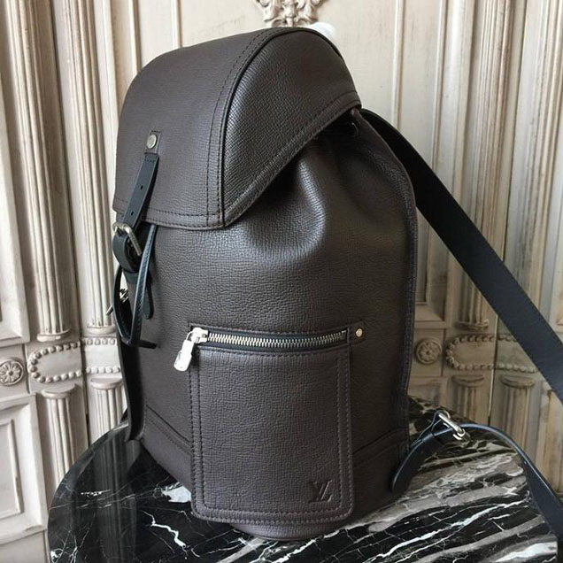 Рюкзак Louis Vuitton Canyon Backpack M54959 Utah Leather "Brown" фото № 3