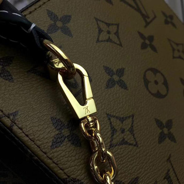 Сумка Louis Vuitton Square Chain Small Bag M62791 Monogram Canvas "Brown" фото № 6