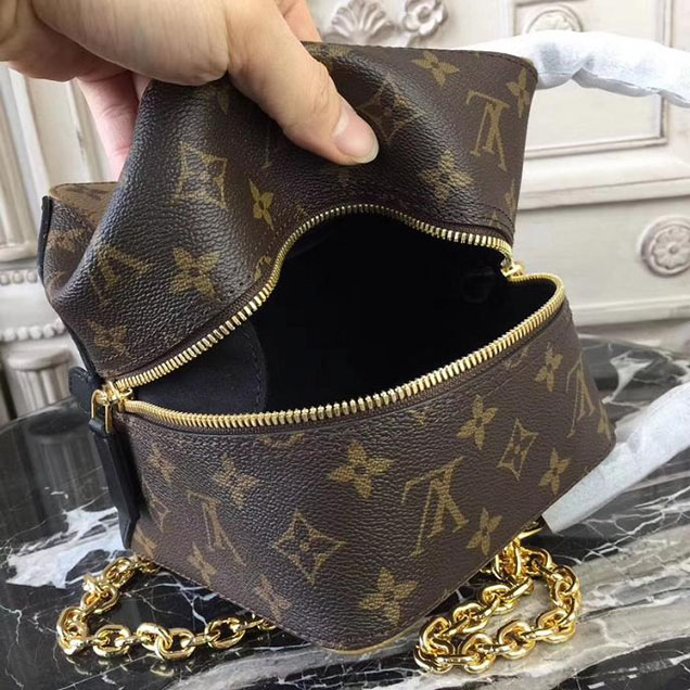 Сумка Louis Vuitton Square Chain Small Bag M62791 Monogram Canvas "Brown" фото № 8