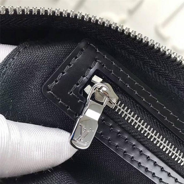 Сумка Louis Vuitton Damier Cobalt Canvas Keepall Bandouliere 45 N50002 "Navy Blue" фото № 8