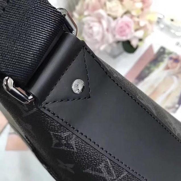 Сумка Louis Vuitton Monogram Eclipse Canvas Odyssey Messenger MM M44224 "Black" фото № 6