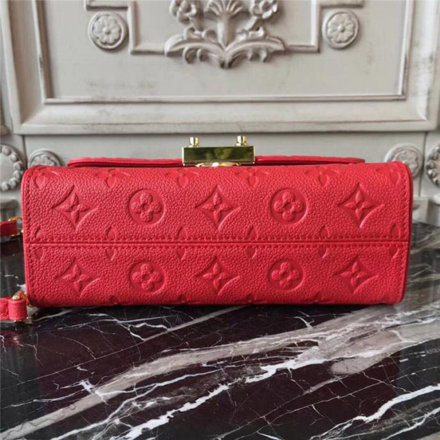 Сумка Louis Vuitton Monogram Empreinte Leather Saint Sulpice BB M44240 "Red" фото № 5