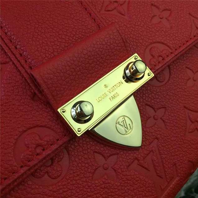 Сумка Louis Vuitton Monogram Empreinte Leather Saint Sulpice BB M44240 "Red" фото № 6