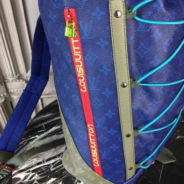 Рюкзак Louis Vuitton Monogram Canvas Backpack 2 M43833 "Navy Blue" фото № 5