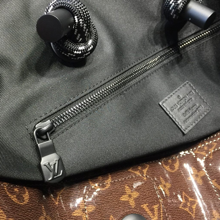 Сумка Louis Vuitton Monogram Glaze Keepall Bandouliere 50 M43899 "Brown" фото № 9