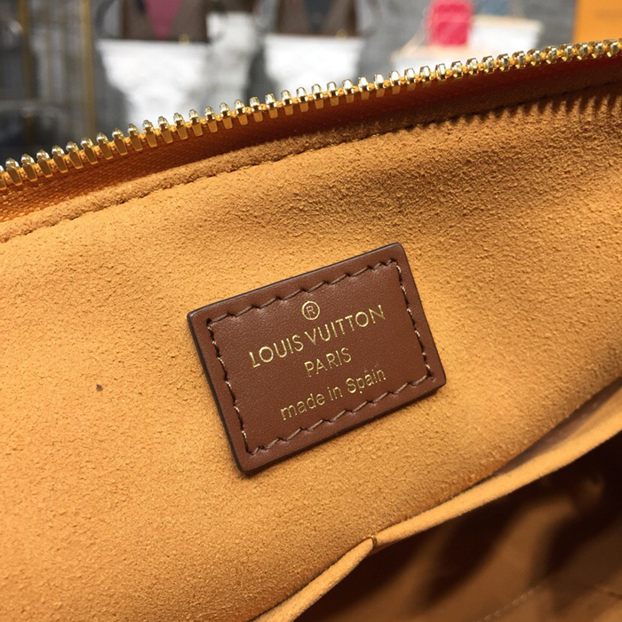 Сумка Louis Vuitton V Tote MM M43951 Monogram Canvas Safran "Brown" фото № 10