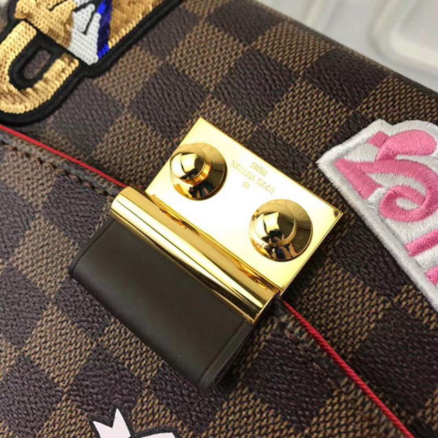 Сумка Louis Vuitton Croisette N40055 Damier Ebene Canvas "Brown" фото № 5