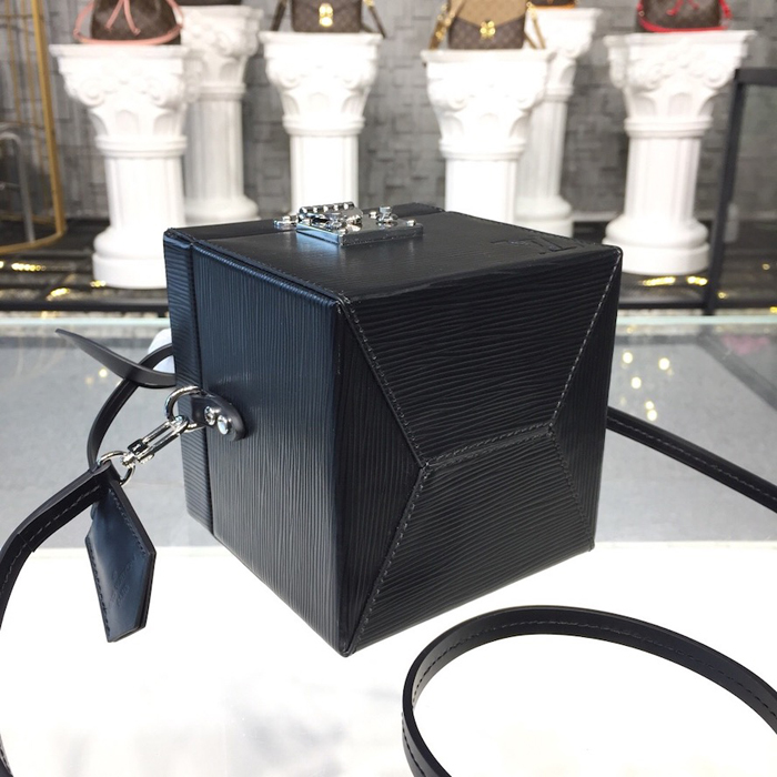 Сумка Louis Vuitton M52703 Bleecker Box Epi Leather "Black" фото № 7