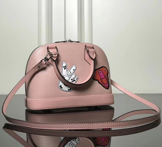 Сумка Louis Vuitton Alma BB M52481 Epi Leather Rose Ballerine "Pink" фото № 3