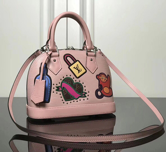 Сумка Louis Vuitton Alma BB M52481 Epi Leather Rose Ballerine "Pink" фото № 2