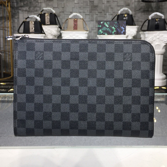 Клатч Louis Vuitton Pochette Jour PM N60113 Damier Graphite Canvas "Graphite" фото № 2
