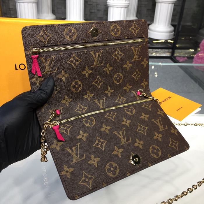 Клатч Louis Vuitton Pochette Weekend M63857 Monogram Canvas "Brown" фото № 9