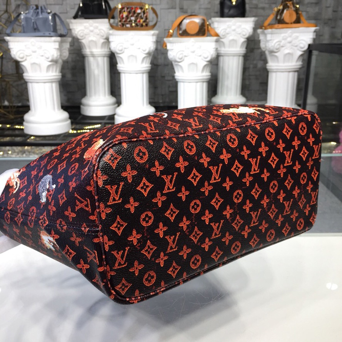 Сумка Louis Vuitton Neverfull MM M44441 Monogram Canvas "Brown" фото № 6