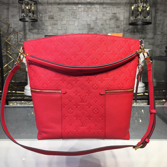 Сумка Louis Vuitton Melie M44013 Monogram Empreinte Leather "Red" фото № 4