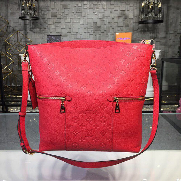 Сумка Louis Vuitton Melie M44013 Monogram Empreinte Leather "Red" фото № 2