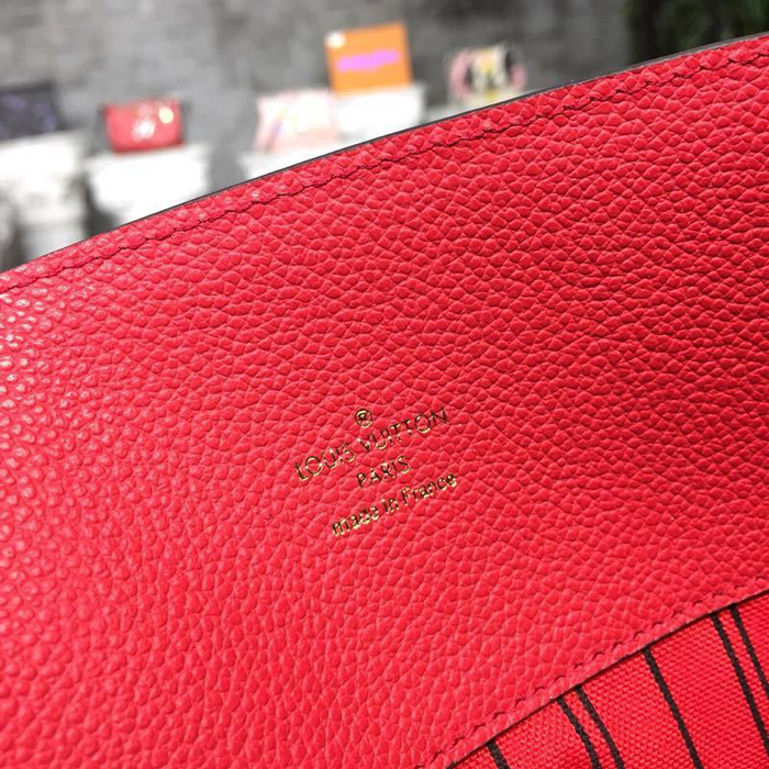 Сумка Louis Vuitton Melie M44013 Monogram Empreinte Leather "Red" фото № 9