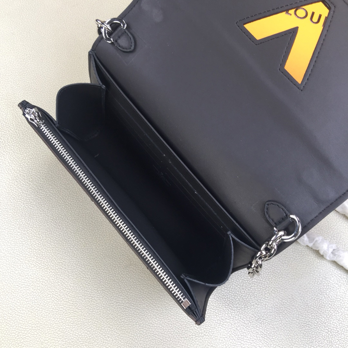 Сумка Louis Vuitton Twist Chain Wallet M63594 Transformed Damier Canvas "Brown" фото № 7