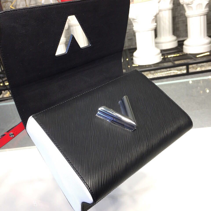 Сумка Louis Vuitton Twist MM M52894 Epi Leather White "Black" фото № 8