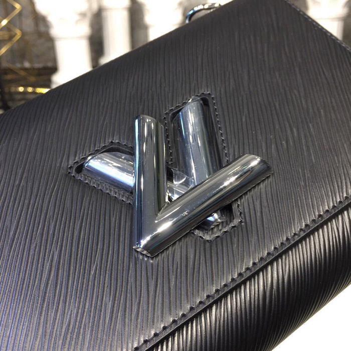Сумка Louis Vuitton Twist MM M52894 Epi Leather White "Black" фото № 7