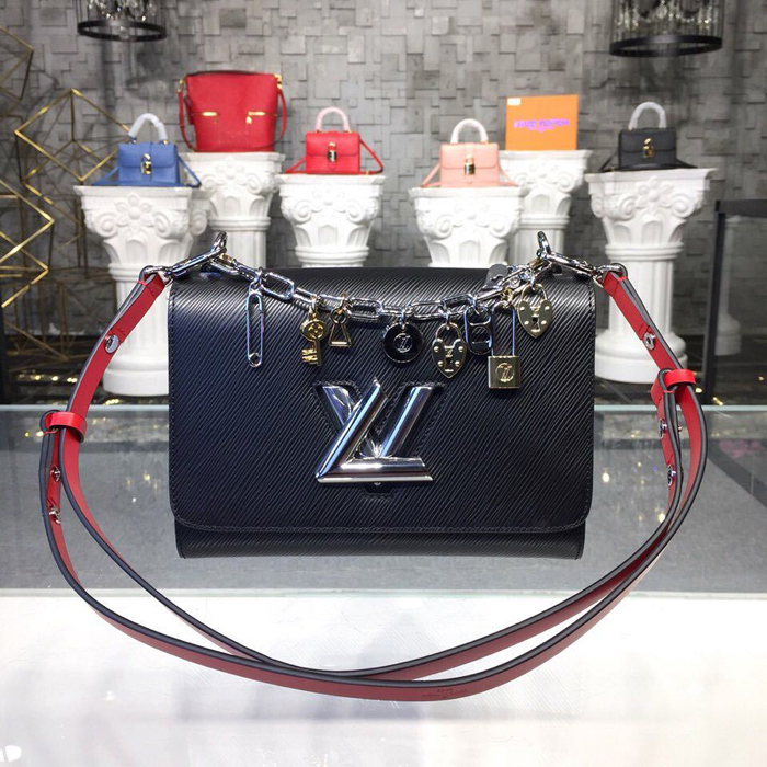 Сумка Louis Vuitton Twist MM M52894 Epi Leather White "Black" фото № 2