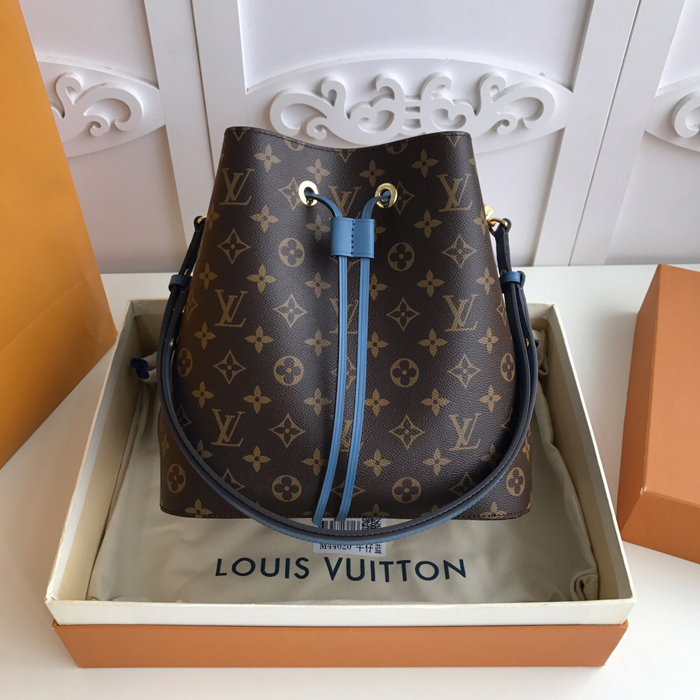 Сумка Louis Vuitton NeoNoe M43569 Monogram Canvas Bleu Jean "Brown" фото № 2