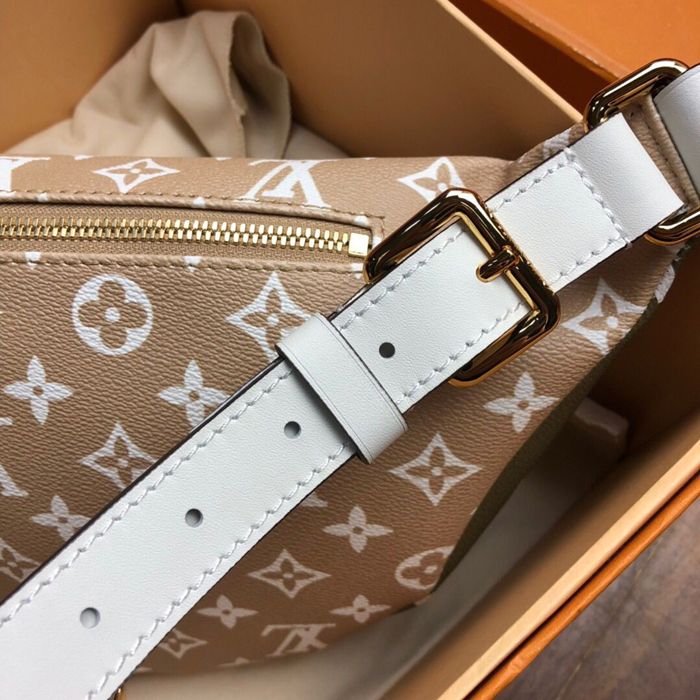 Сумка Louis Vuitton Bumbag M44611 Monogram Coated Canvas Khaki "Green" фото № 7