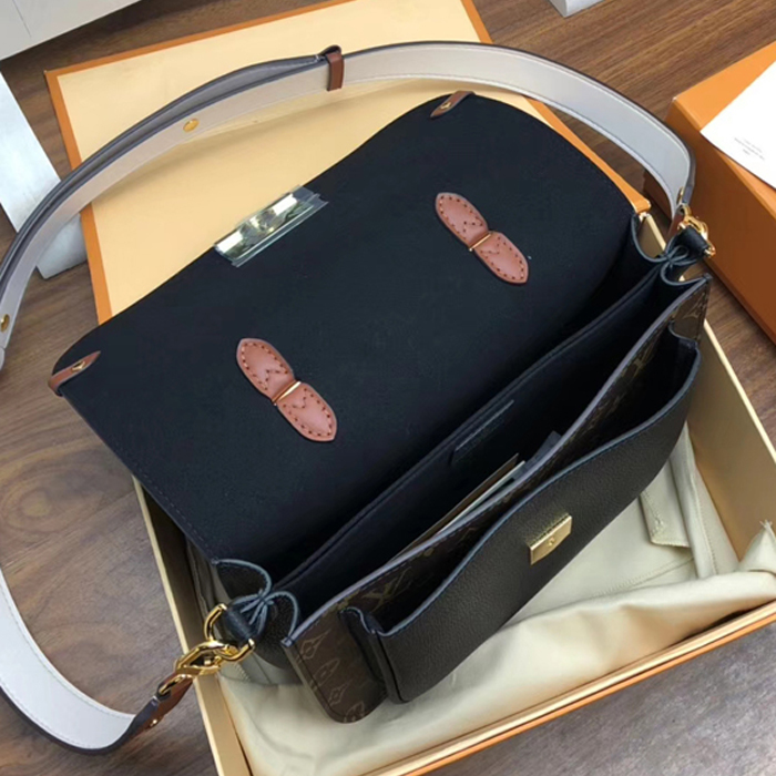 Сумка Louis Vuitton Vaugirard M44354 Monogram Coated Canvas Black "Brown" фото № 9