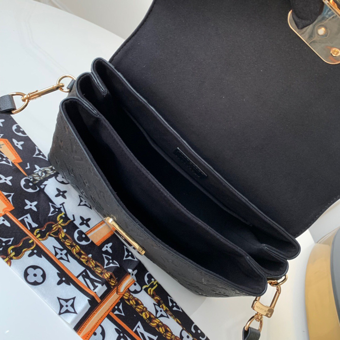 Сумка Louis Vuitton Georges BB M53941 Monogram Empreinte Leather "Black" фото № 8