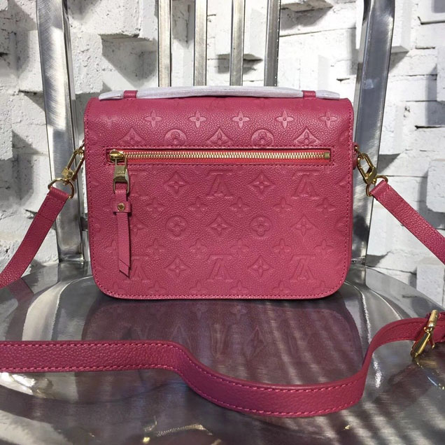 Сумка Louis Vuitton Pochette Metis 25cm Bag Monogram Empreinte Canvas Spring Summer 2018 Collection M43737 Rose Bruyere "Pink" фото № 4