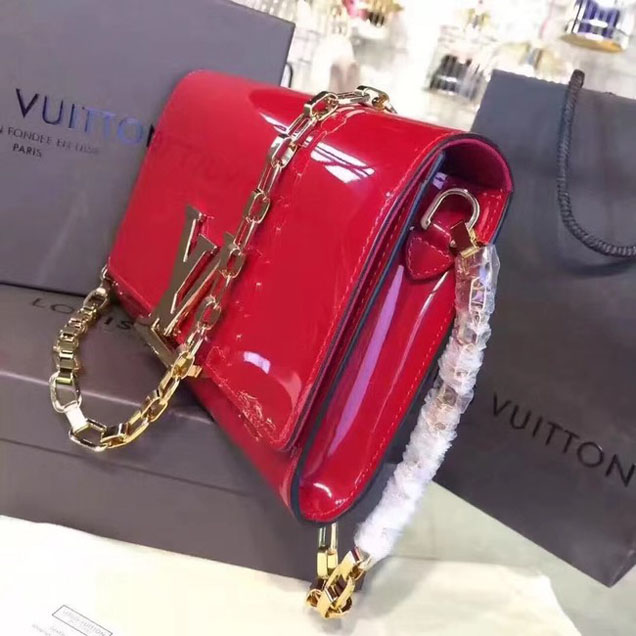 Сумка Louis Vuitton CHAIN LOUISE GM M94425 "Red" фото № 2