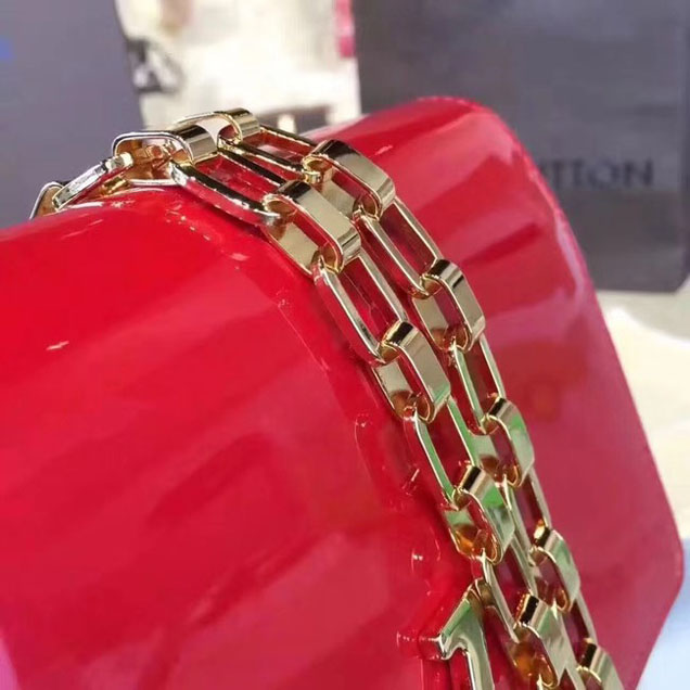 Сумка Louis Vuitton CHAIN LOUISE GM M94425 "Red" фото № 8