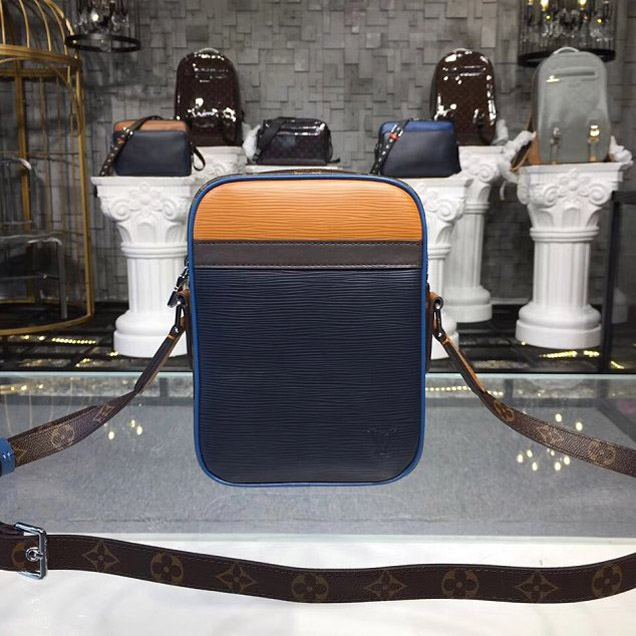 Сумка Louis Vuitton Epi Patchwork Danube Slim City Bag M51459 2018 "Navy Blue" фото № 2