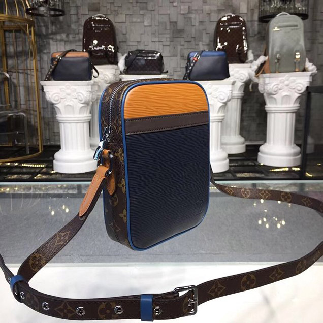 Сумка Louis Vuitton Epi Patchwork Danube Slim City Bag M51459 2018 "Navy Blue" фото № 3