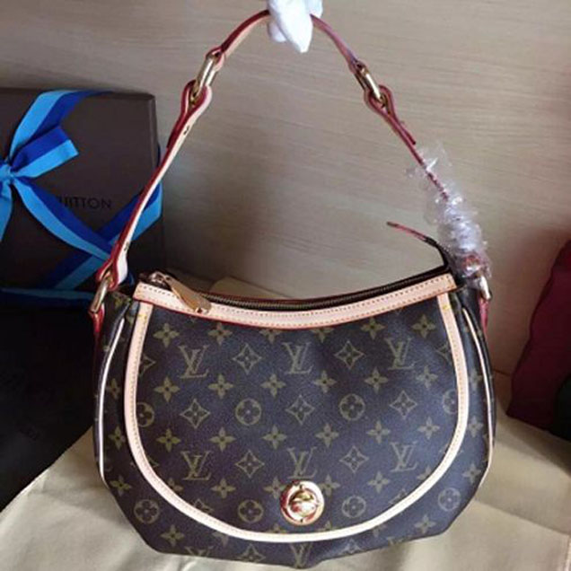 Сумка Louis Vuitton M40076 Tulum PM Hobo Bag Monogram Canvas "Brown" фото № 2