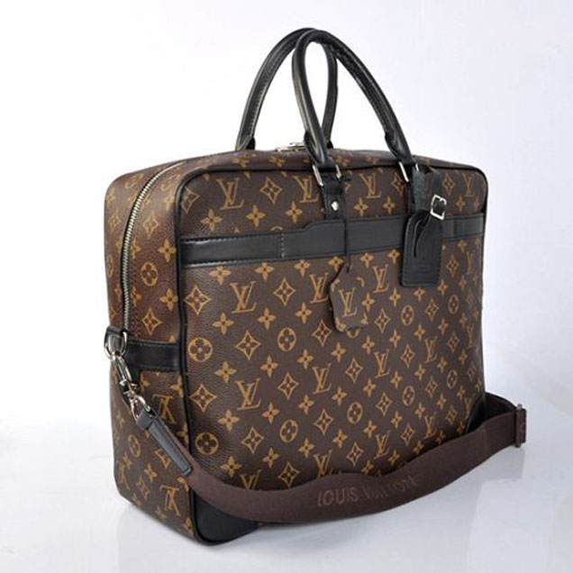 Портфель Louis Vuitton M40224 Porte-Documents Voyage GM Briefcase Monogram Macassar Canvas "Brown" фото № 4