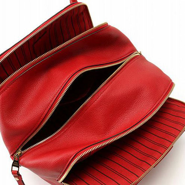 Сумка Louis Vuitton M41190 Marais MM Tote Bag Monogram Empreinte Leather "Red" фото № 6