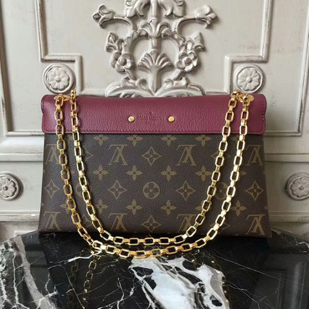 Сумка Louis Vuitton M41200 Pallas Chain Shoulder Bag Monogram Canvas "Brown" фото № 4